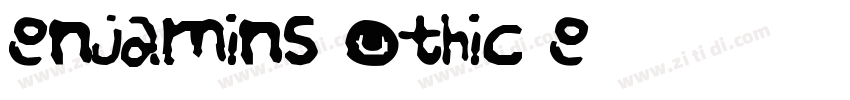 Benjamins Gothic Re字体转换